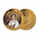 Queen Elizabeth II 2017 $1 NZ Royal Visit (1953-54) Gold-plated Proof Coin