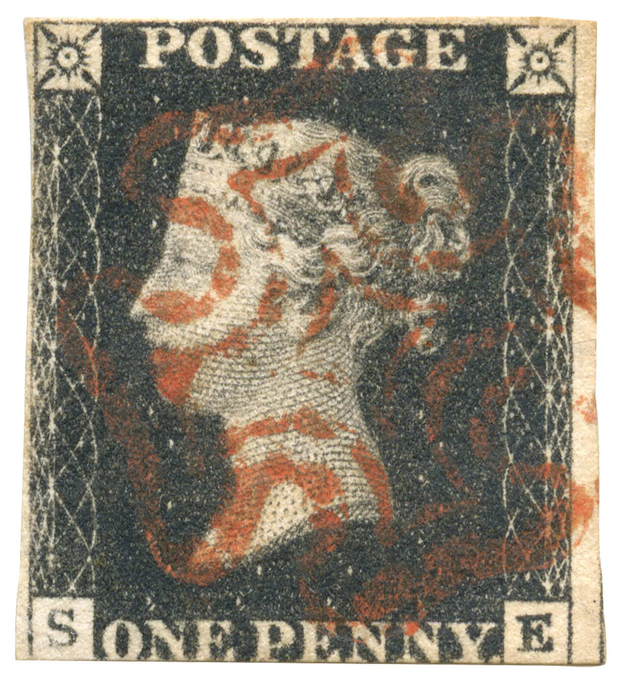 1840 Penny Black Fine Used