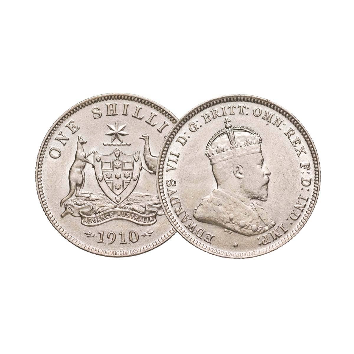 Australia Edward VII 1910 Choice Uncirculated Silver 4-Coin Set