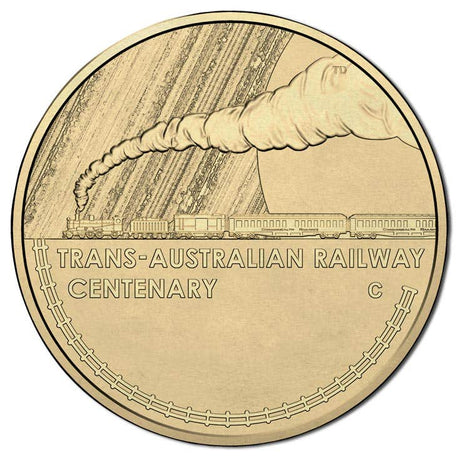 Trans-Australian Railway Centenary 2017 $1 Stamp & Coin Cover
