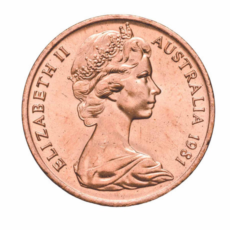 RAM 1981 1c Mint Roll (50 Uncirculated Coins)