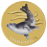 AAT Crabeater Seal 2018 $1 Stamp & Coin Cover