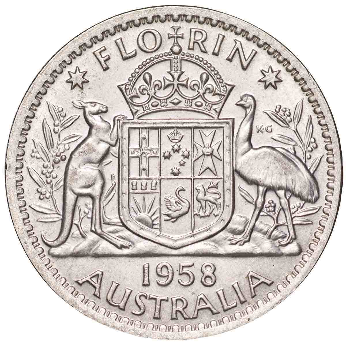 1958 Florin Uncirculated