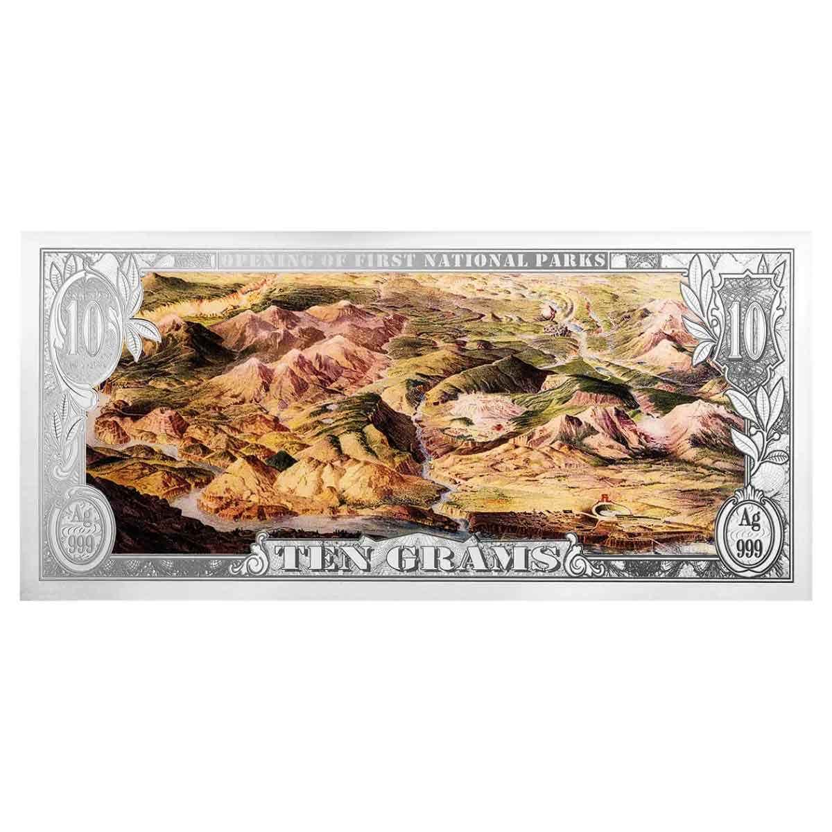 American Silver Notes Theodore Roosevelt $10 Banknote