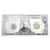 American Presidents $10 Zachary Taylor Silver Fantasy Note