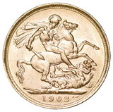 Edward VII 1902 M,P,S Gold Sovereign Trio Extremely Fine-about Uncirculated