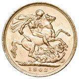 Edward VII 1902 M,P,S Gold Sovereign Trio Extremely Fine-about Uncirculated