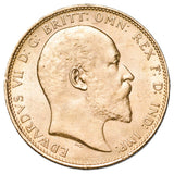 1910 Melbourne Edward VII Gold Sovereign Extremely Fine-about Uncirculated