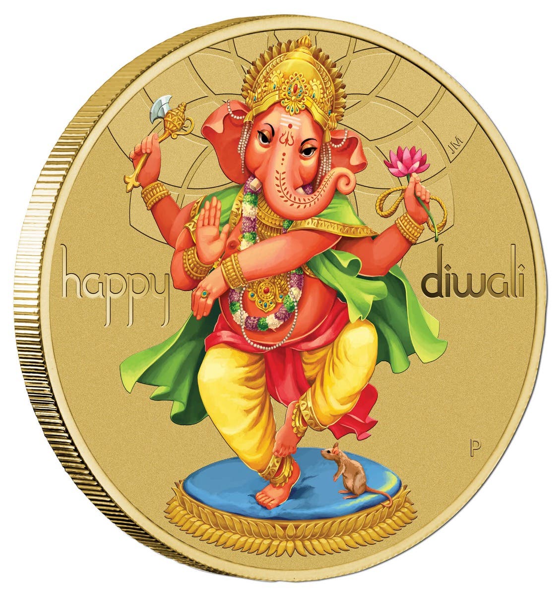 Diwali Festival 2018 $1 Stamp & Coin Cover