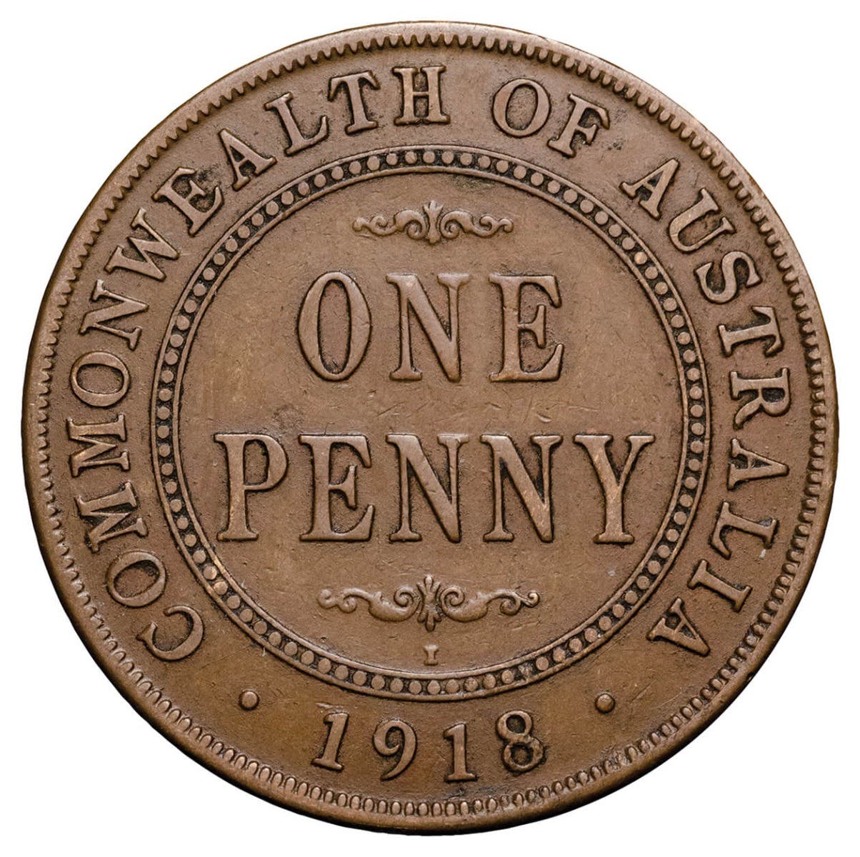 1911-1936 George V Penny Half Kilo Loot Bag