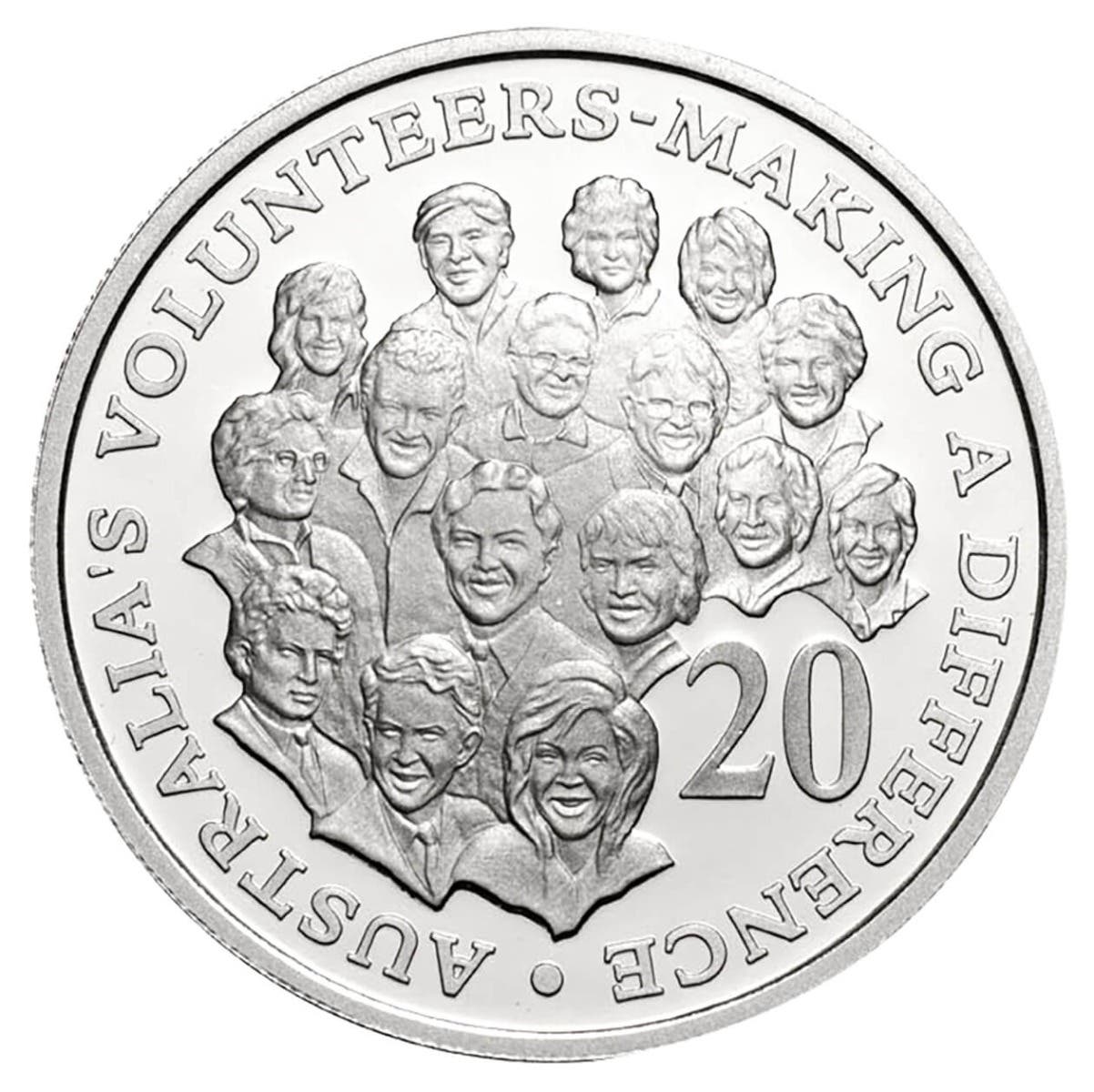 Australia's Volunteers 2003 20c Cu-Ni Coin Pack