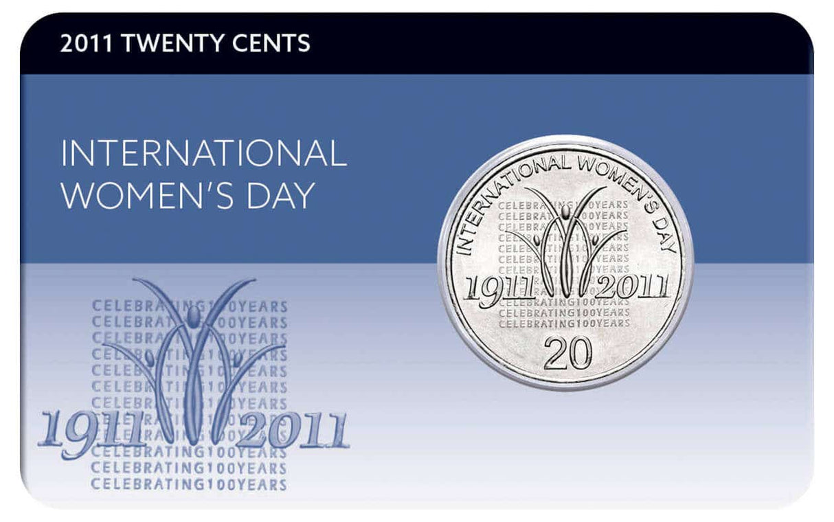 International Women's Day 2011 20c Cu-Ni Coin Pack