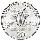 International Women's Day 2011 20c Cu-Ni Coin Pack
