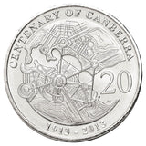 Canberra Centenary 2013 20c Cu-Ni Coin Pack