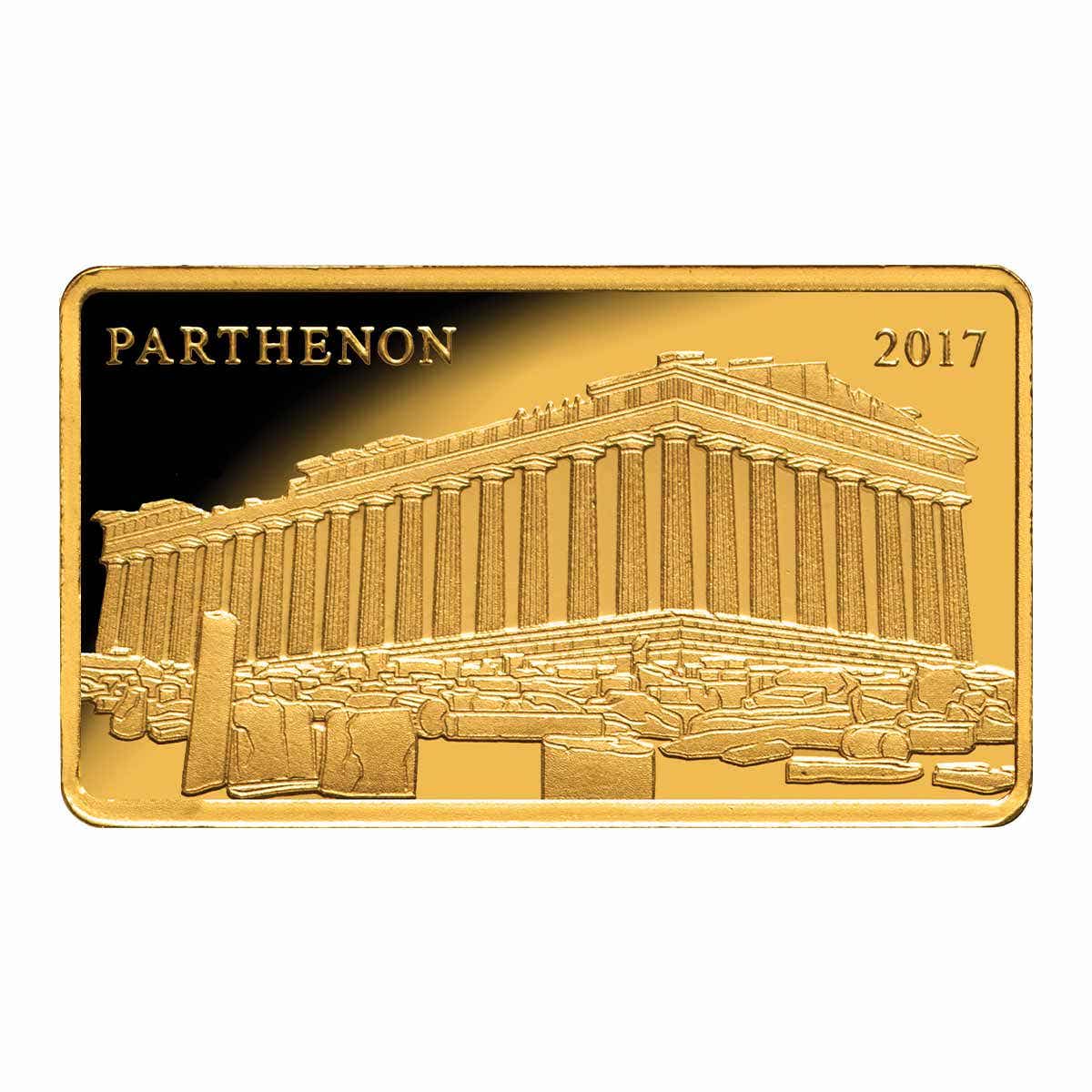 Athens Parthenon 2017 $5 Gold Proof Coin