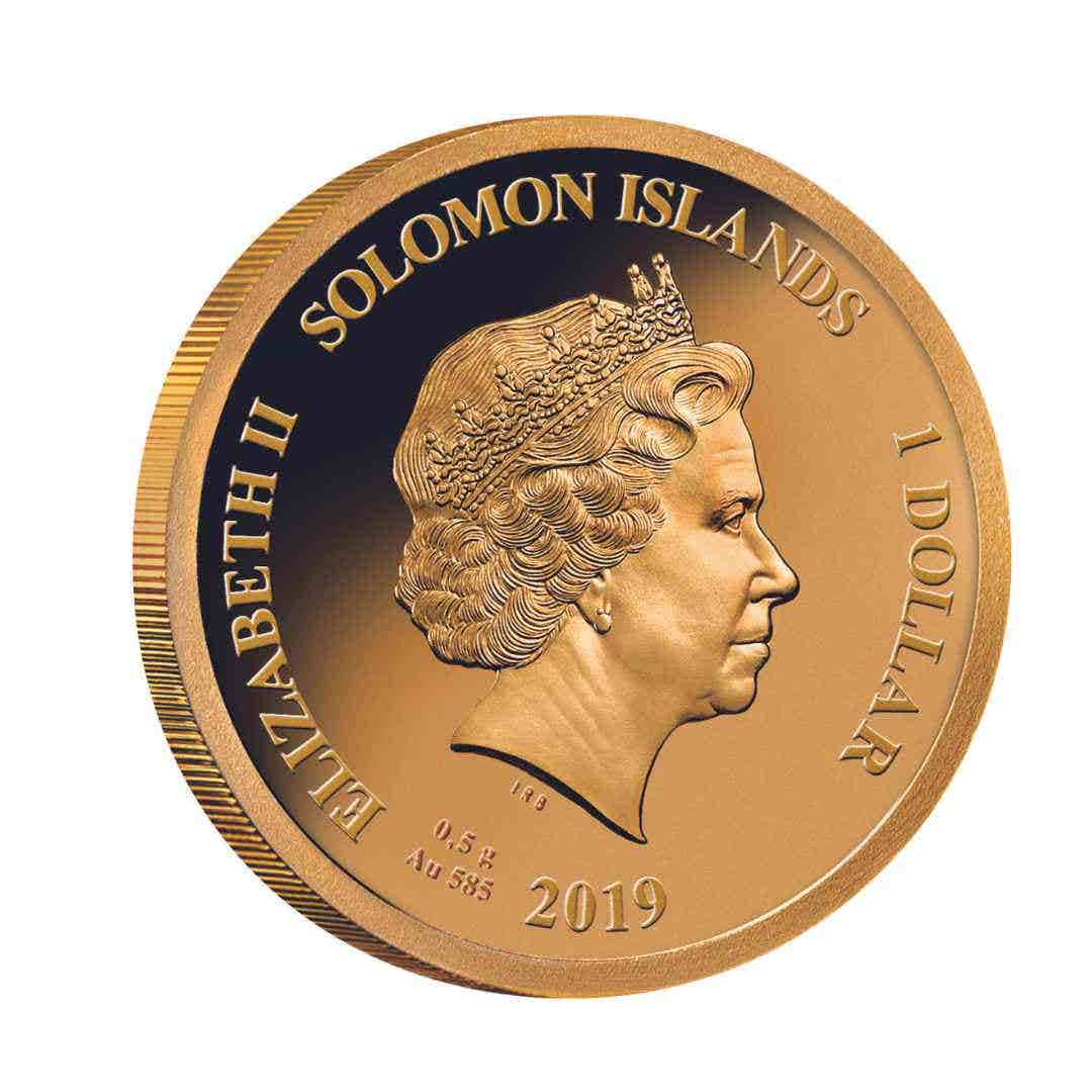 Australia's Deadly & Dangerous 2019 $1 Death Adder Gold Prooflike Coin