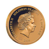 Australia's Deadly & Dangerous 2019 $1 Death Adder Gold Prooflike Coin