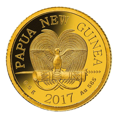 Papua New Guinea Galileo Galilei 2017 1 Kina Gold Proof Coin