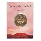 Australia Year of the Outback 2002 $1 Aluminium-Bronze Mintmark Uncirculated 4-Coin Set