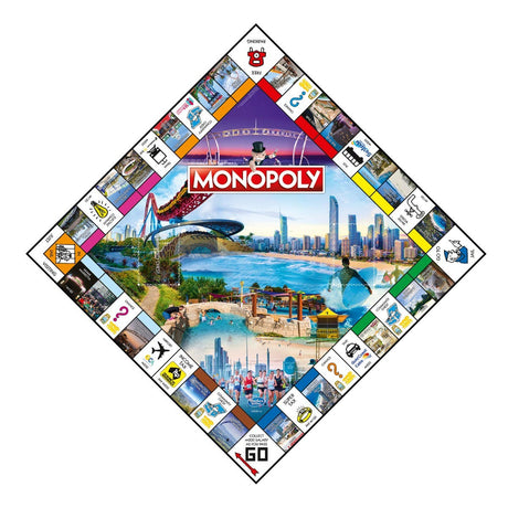 Monopoly Gold Coast Edition Board Game