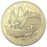 Australia Mutiny & Rebellion 2019 $1 Mutiny on the Bounty Aluminium-Bronze Uncirculated Coin