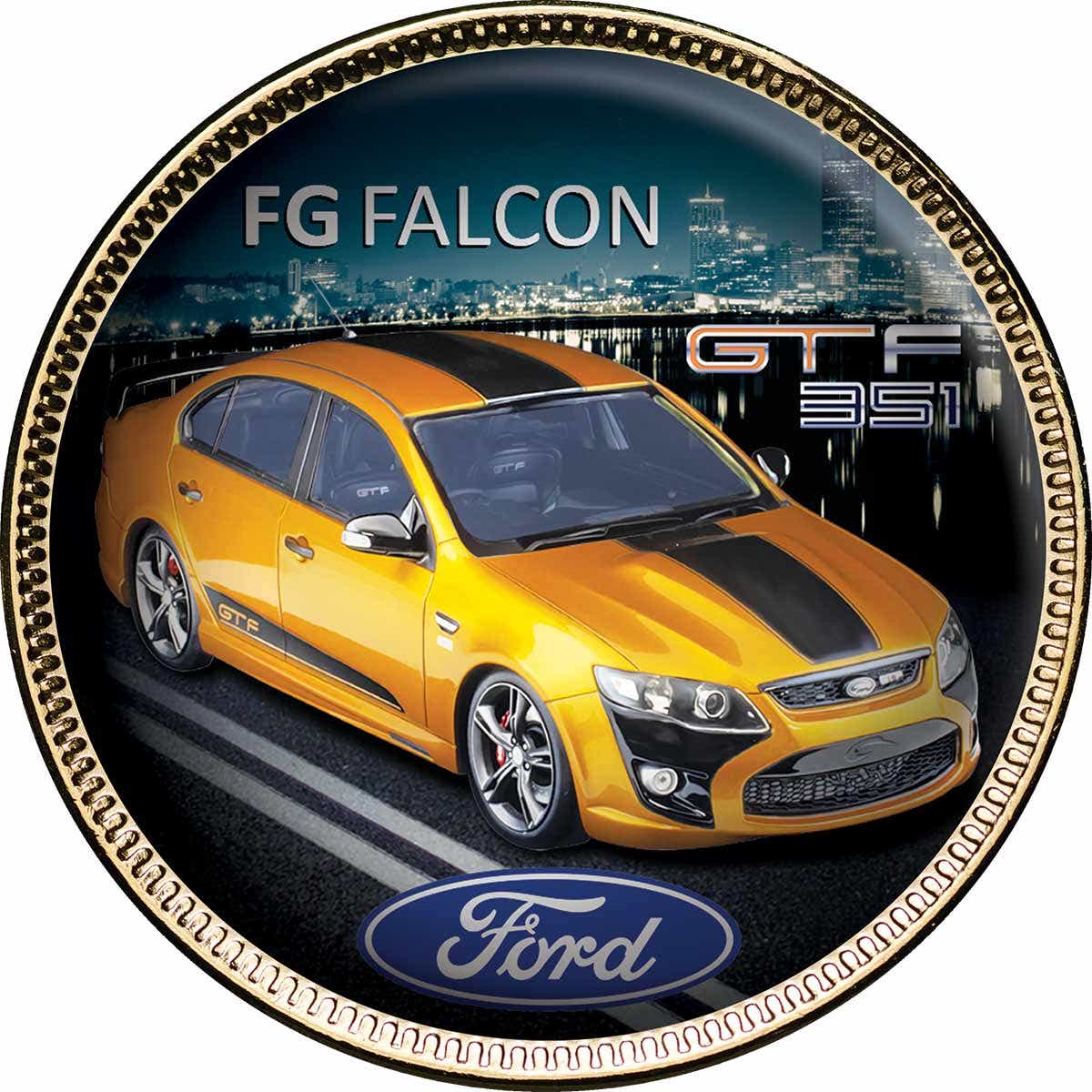 Ford GT Gold-Plated Enamel Penny Collection