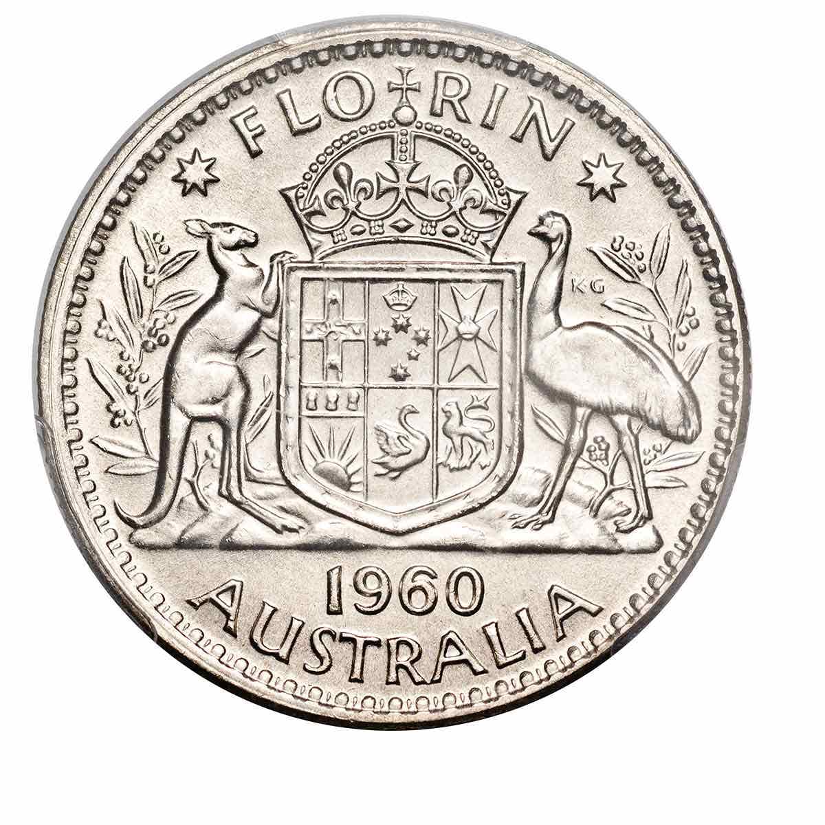 1960 Florin PCGS MS65 Gem Uncirculated