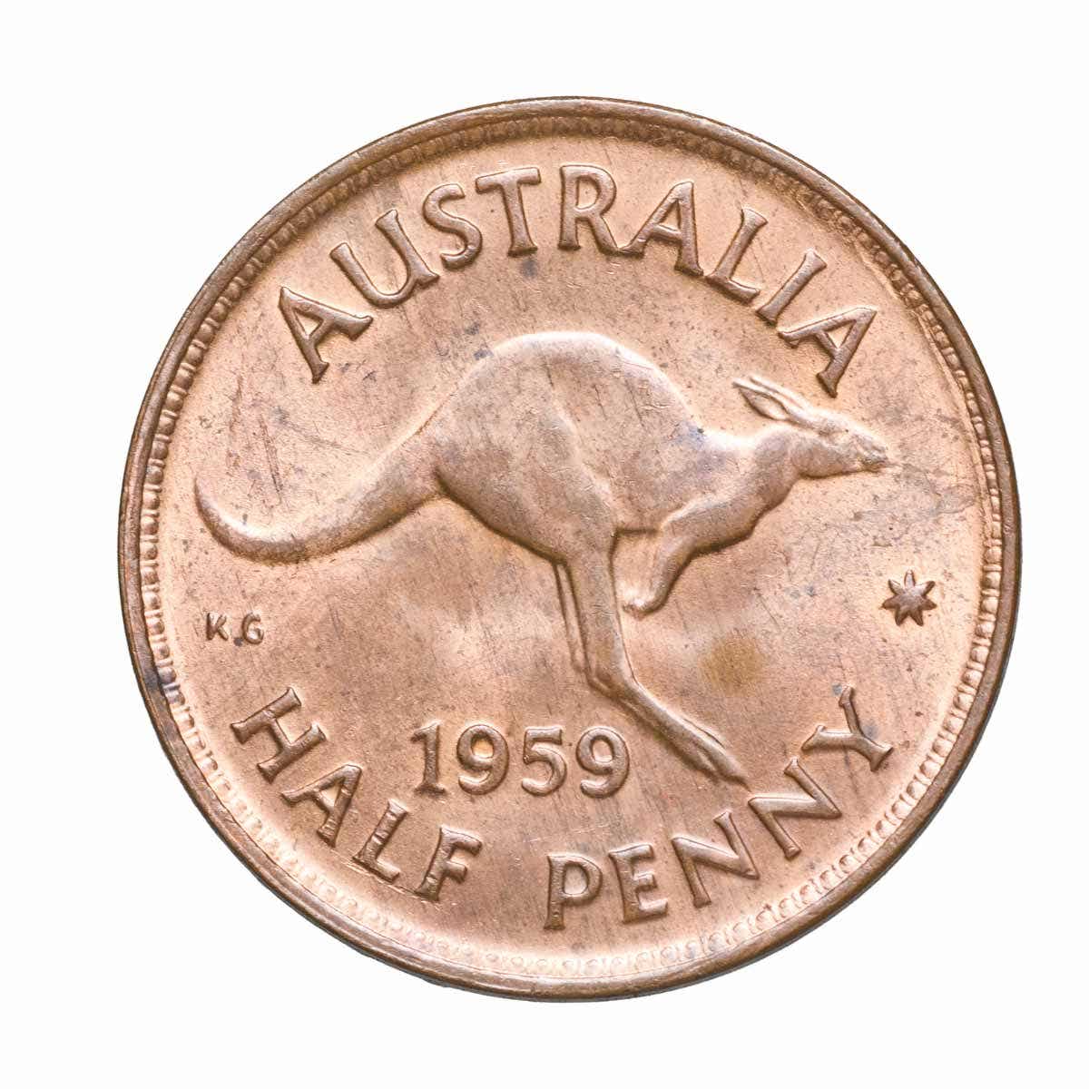 1959 Halfpenny Uncirculated