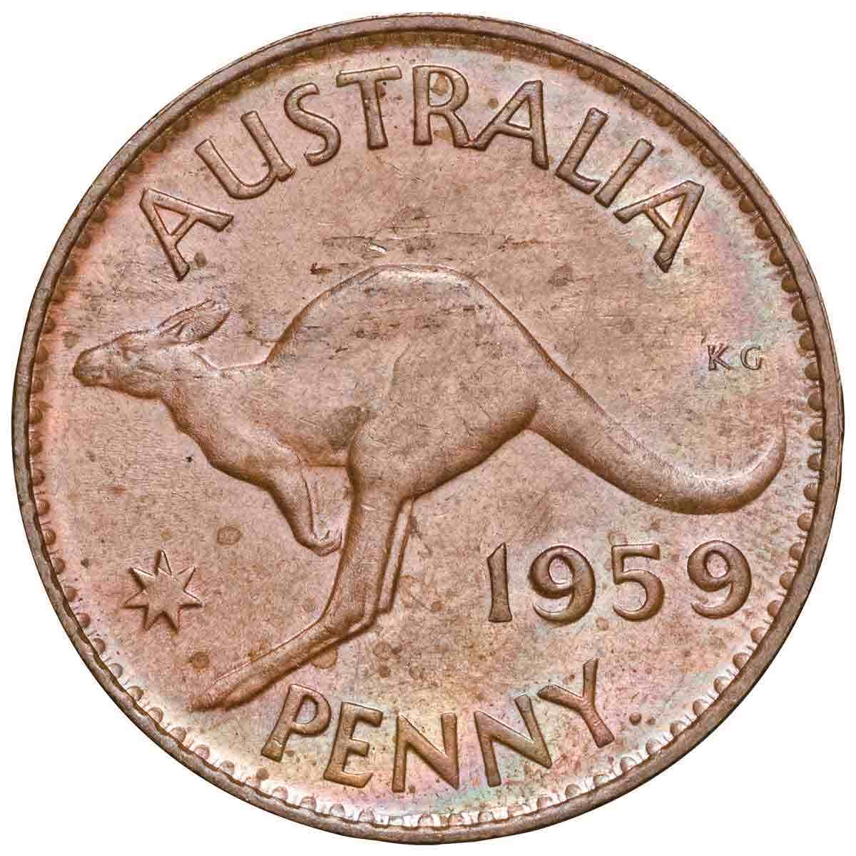 1959Y Penny Uncirculated