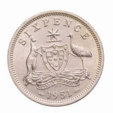 1951PL Sixpence Uncirculated