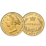 1857-1931 Sovereign 8-coin Type Set Extremely Fine-Uncirculated