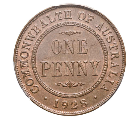 1928 Penny PCGS MS64BN (Choice Uncirculated Brown)