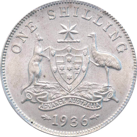 1936 Shilling PCGS MS64 (Choice Uncirculated)