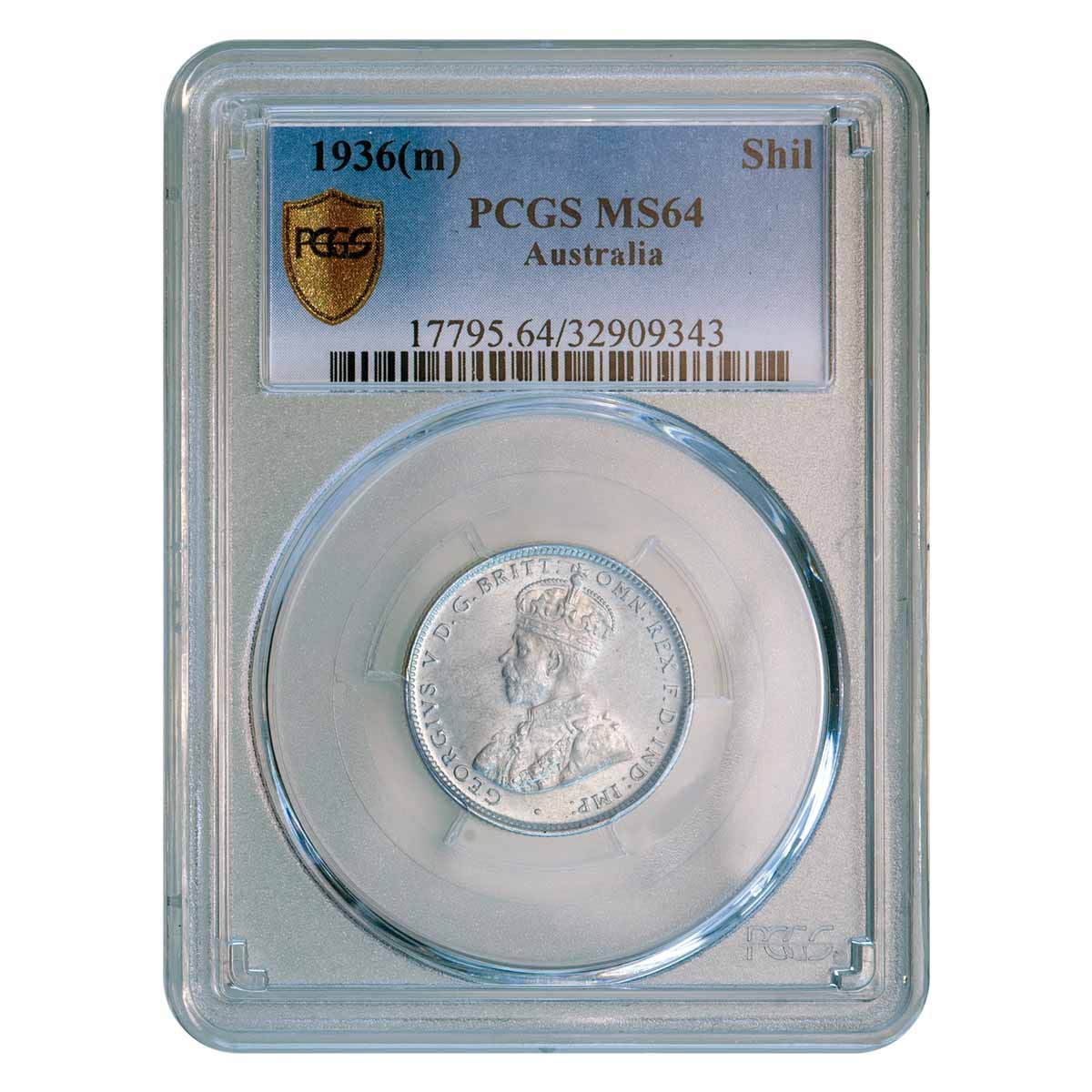 1936 Shilling PCGS MS64 (Choice Uncirculated)