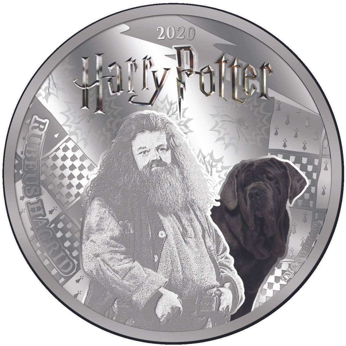 Rubeus Hagrid 2020 50c Silver-plated Coin