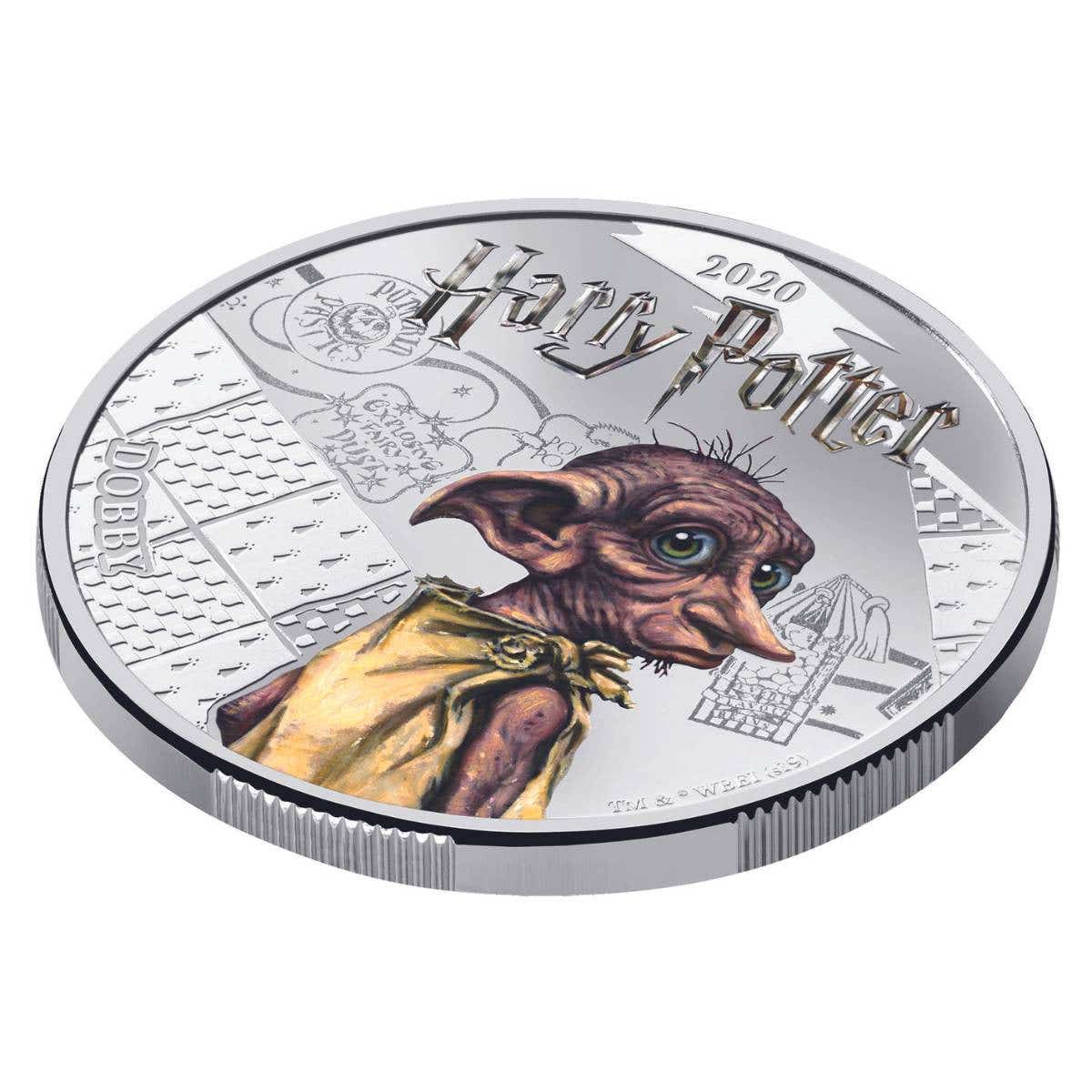Dobby Harry Potter 2020 50c Silver-plated Coin