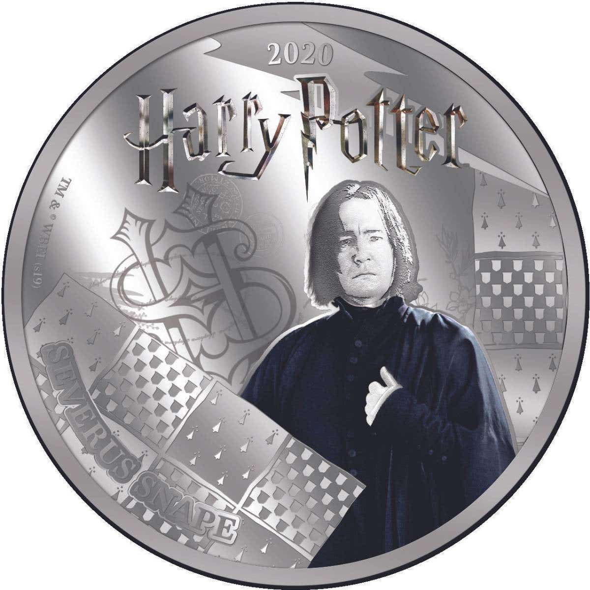 Severus Snape 2020 50c Silver-plated Coin