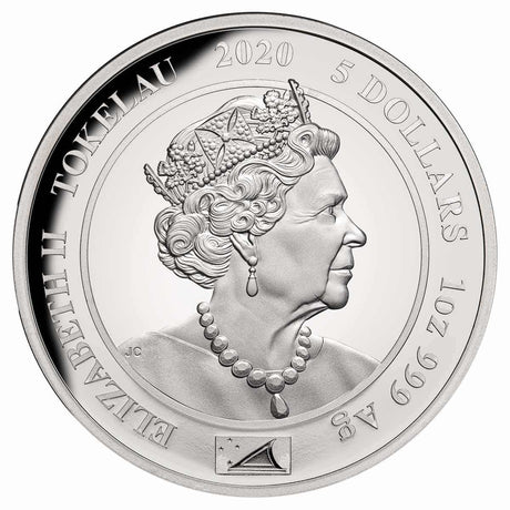 Queen Elizabeth II Royal Portraits 2020 $5 1oz Silver Proof Coin