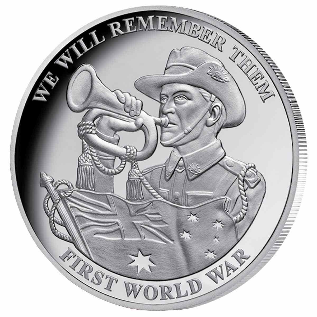 We Will Remember Them' Silver-plated Commemorative