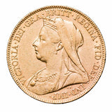 Queen Victoria 1899P Veiled Head Gold Sovereign good Very Fine