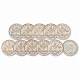 Australia George VI 1939-1945 Complete Fine-Very Fine 65-Coin Set