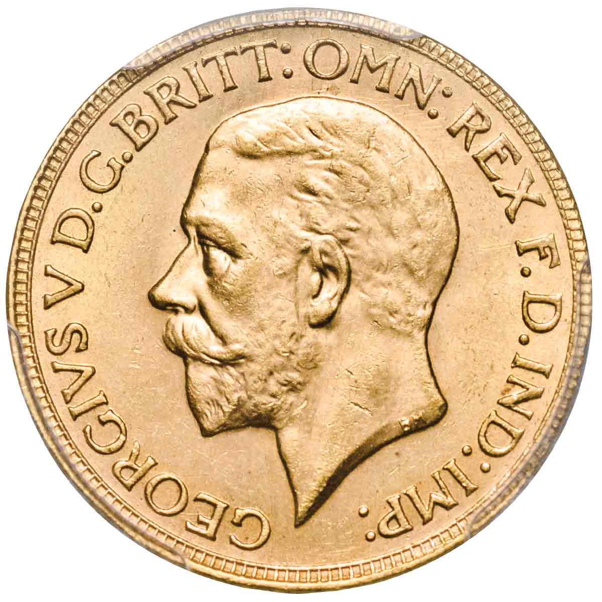 1931 Perth George V Gold Sovereign PCGS George V MS64 (Choice Uncirculated)