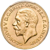 1931 Perth George V Gold Sovereign PCGS George V MS64 (Choice Uncirculated)