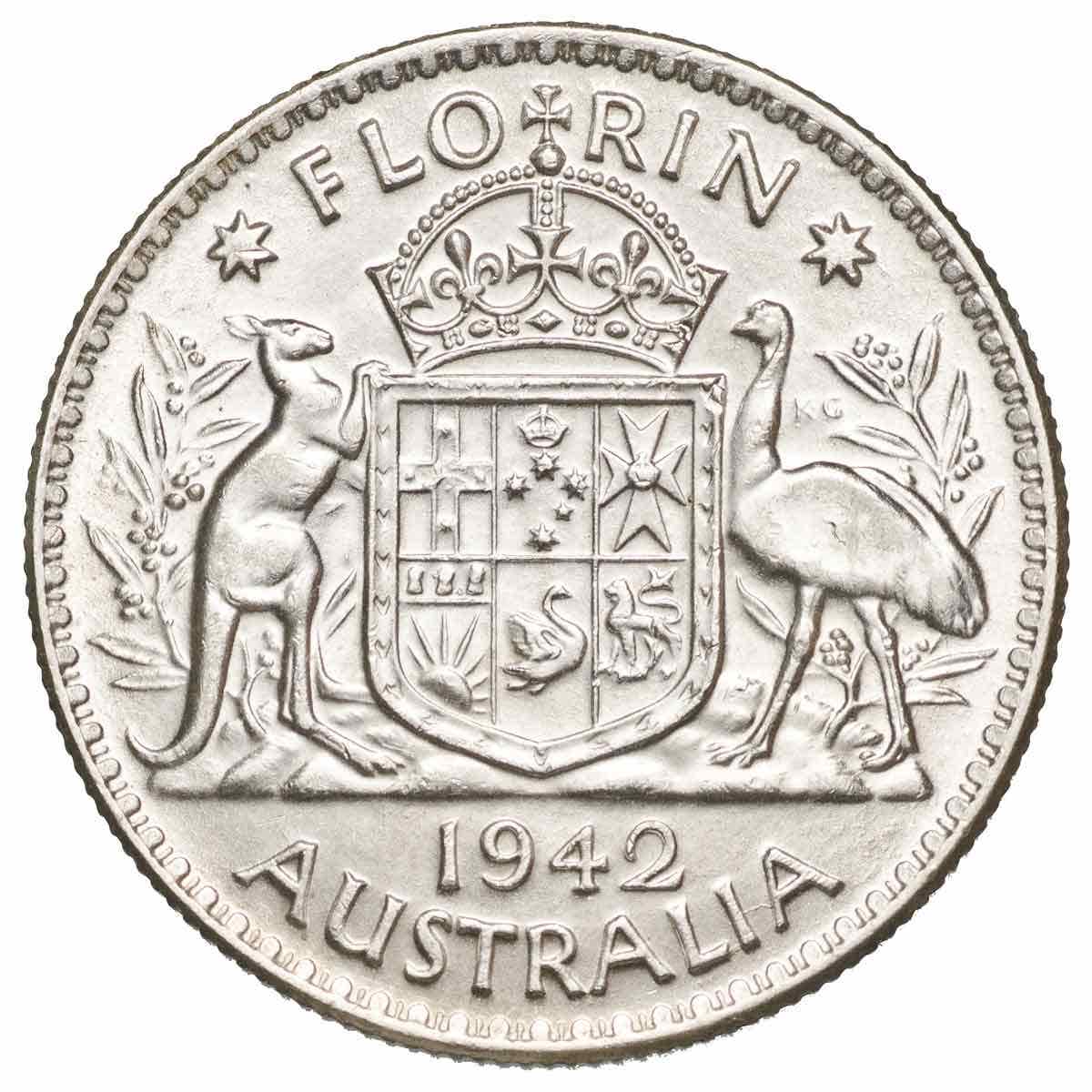 1942 Florin Uncirculated