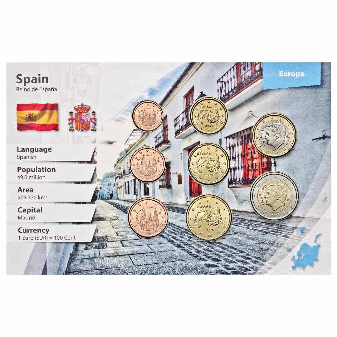 Spain & Great Britain Coin Set Pair