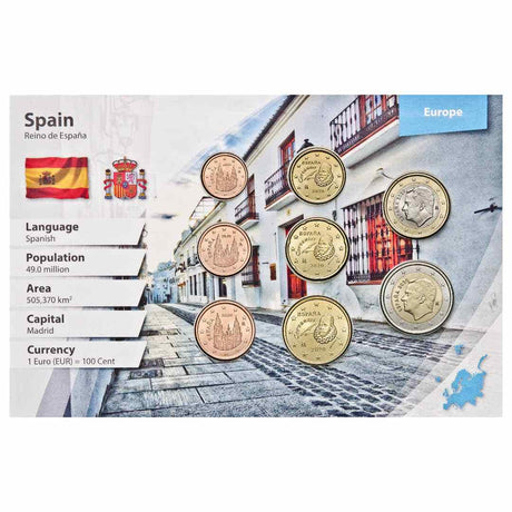 Spain & Great Britain Coin Set Pair