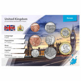 Spain & Great Britain Coin Set Pair