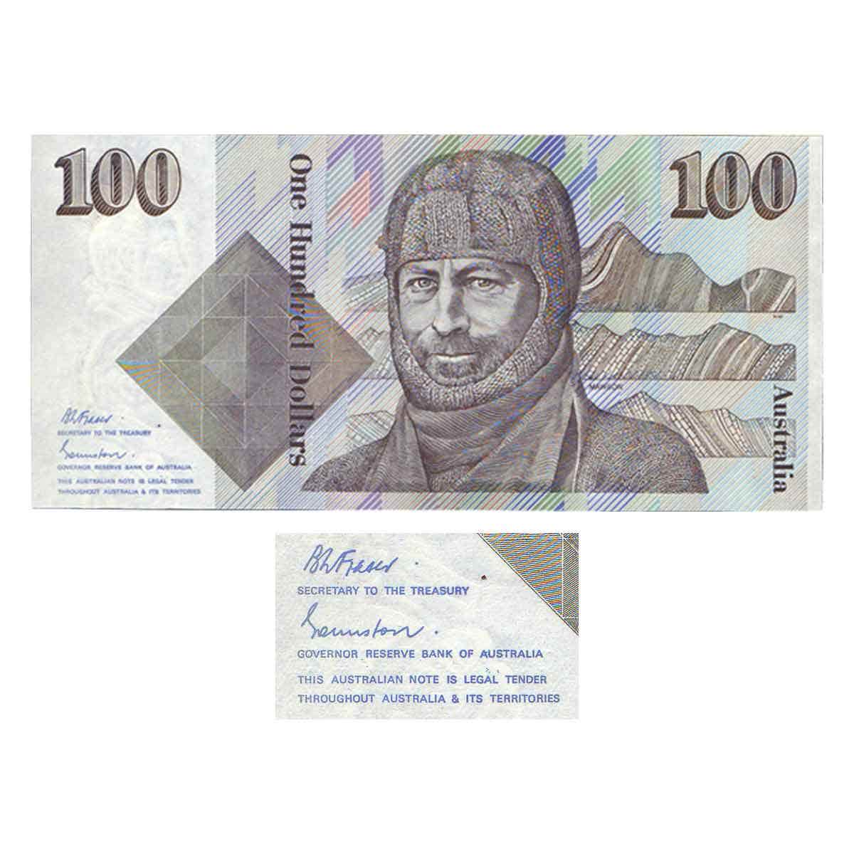 1984-1996 $100 5-Note Collection Uncirculated