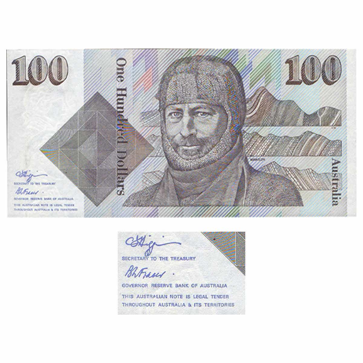 1984-1996 $100 5-Note Collection Uncirculated