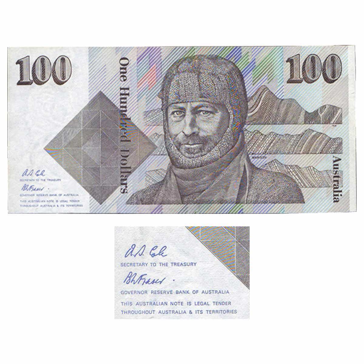 1984-1996 $100 5-Note Collection Uncirculated